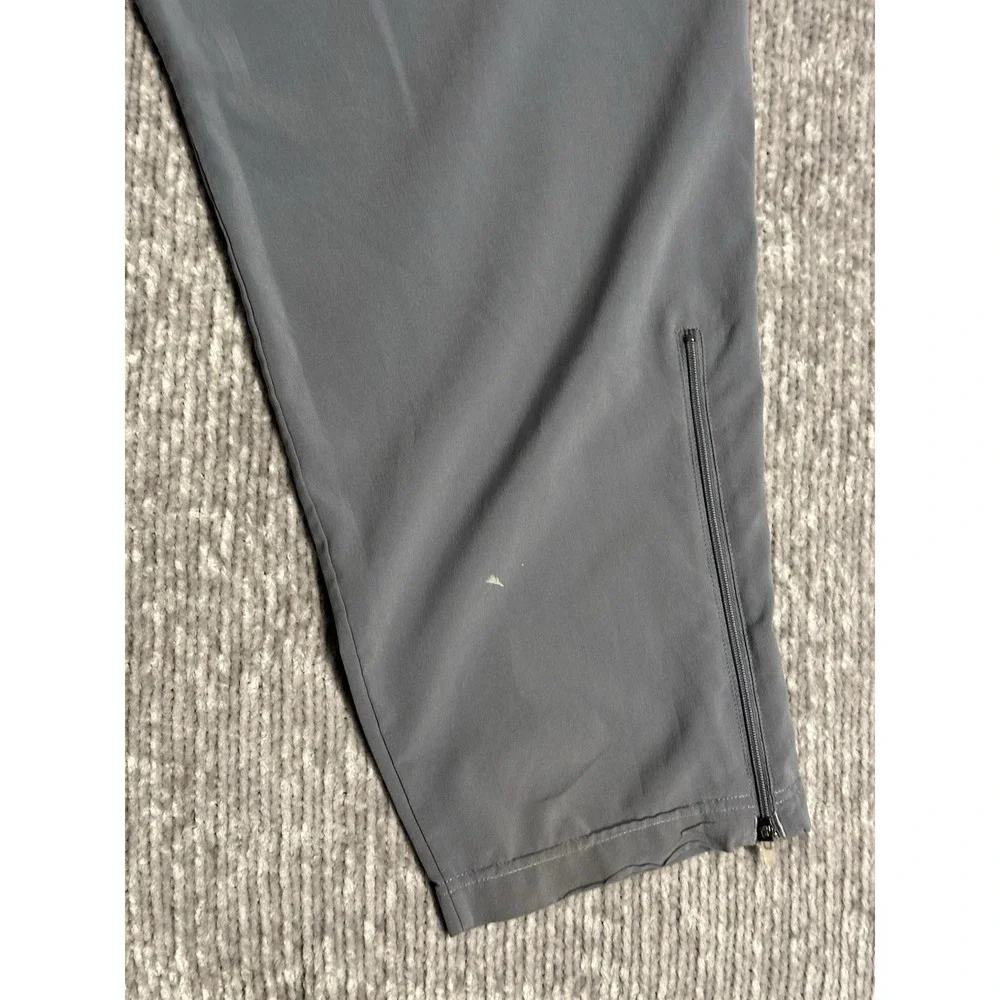 Nike Track Pants Mens XL Gray Zip Pocket Athletic Jogger Training Y2K